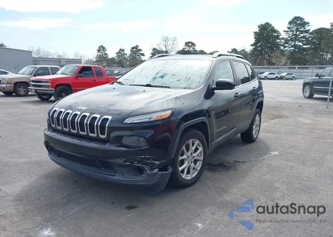 2014 Jeep Cherokee Latitude из США, поврежденный, VIN 1C4PJLCS7EW256084